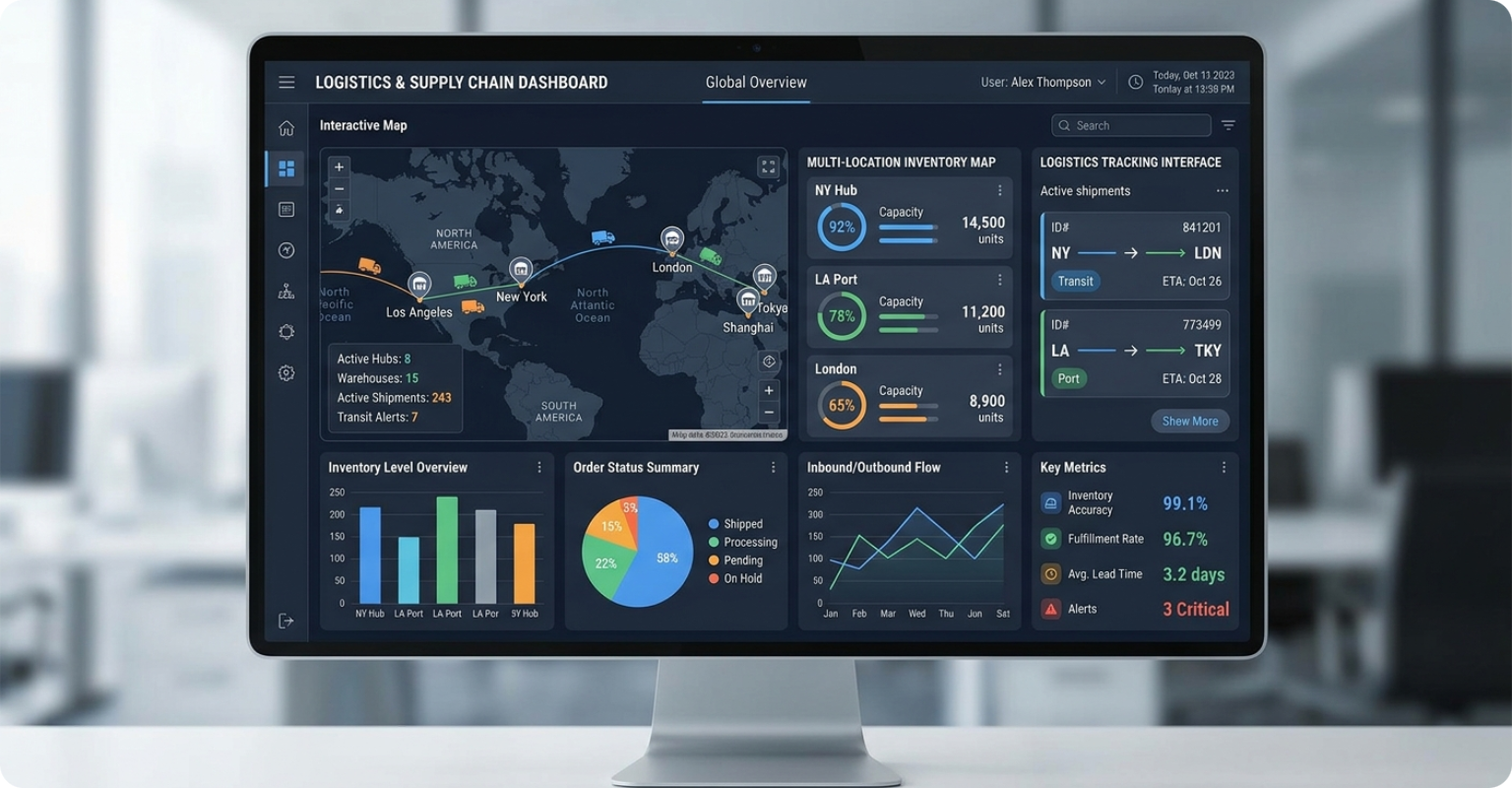 Bảng quản lý đa kho