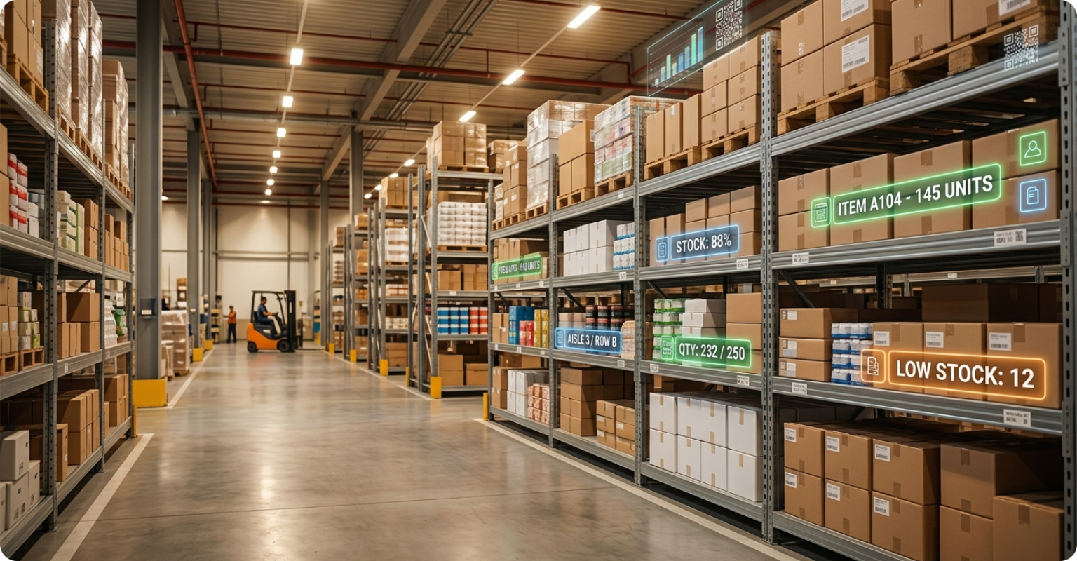 Bảng theo dõi kho thời gian thực